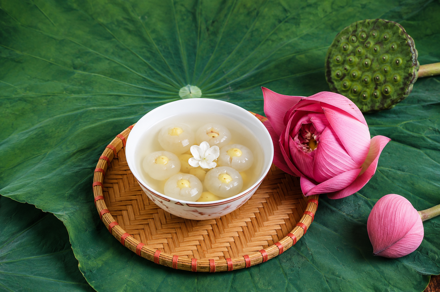 Ngọt chén chè vải hạt sen